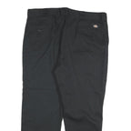 DICKIES Mens Cotton Blend Black Regular Fit Straight Leg Trousers W40 L29