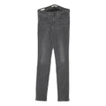 LEVI'S Womens Grey Slim Skinny Denim Medium Wash Cotton Blend Zip W28 L31