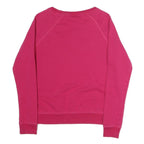 NIKE Womens Pink Sweatshirt Crew Neck S Cotton Blend Pullover Casual
