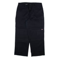 DICKIES Mens Trousers Black Relaxed Straight W38 L30