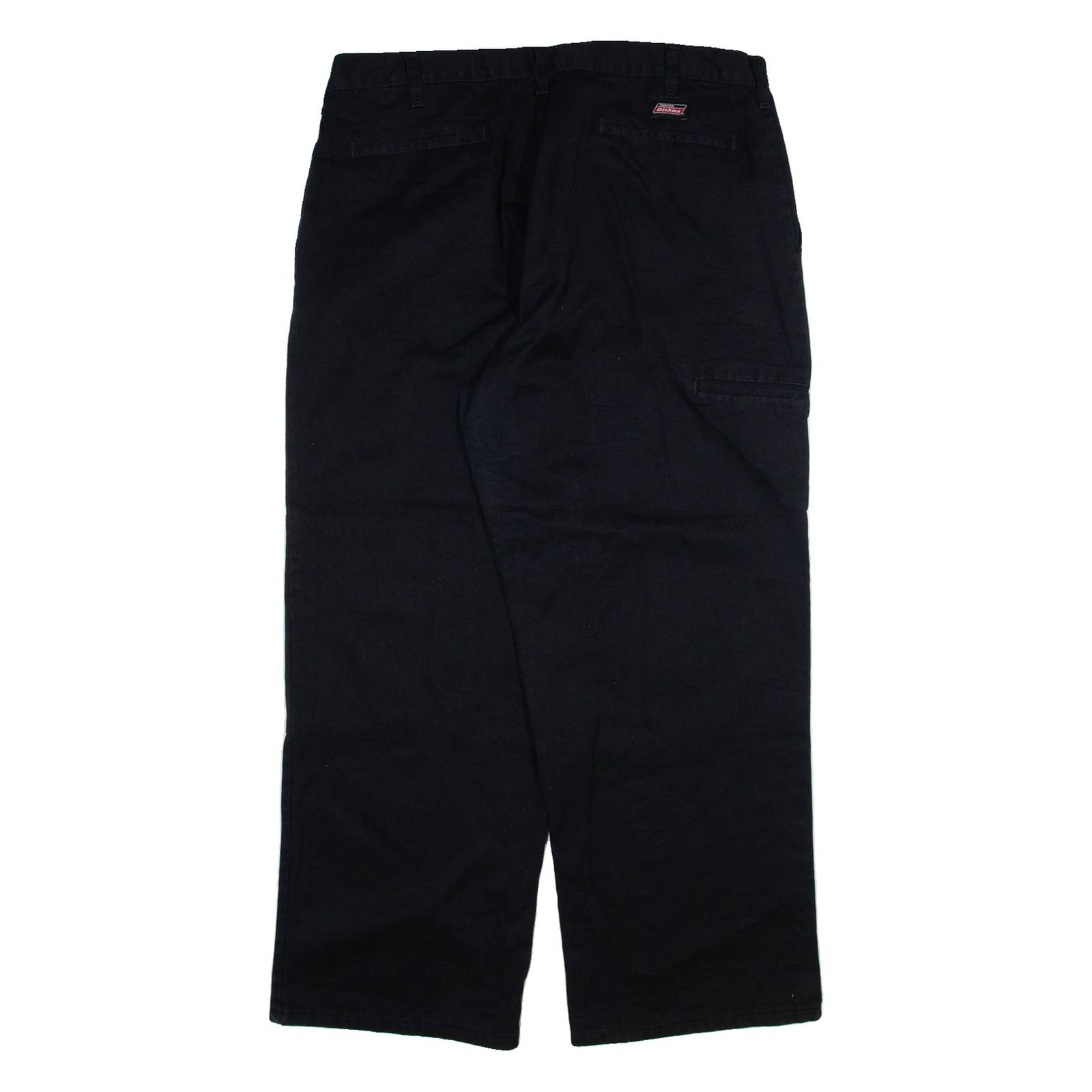 DICKIES Mens Trousers Black Relaxed Straight W38 L30