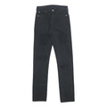 LEVI'S Mens Black Slim Skinny Denim Raw W29 L34 Cotton Button Closure Jeans