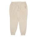 ADIDAS Mens Joggers Beige 2XL W32 L29 Slim Fit Elasticated Cuffs Casual