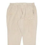 ADIDAS Mens Joggers Beige 2XL W32 L29 Slim Fit Elasticated Cuffs Casual