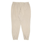 ADIDAS Mens Joggers Beige 2XL W32 L29 Slim Fit Elasticated Cuffs Casual