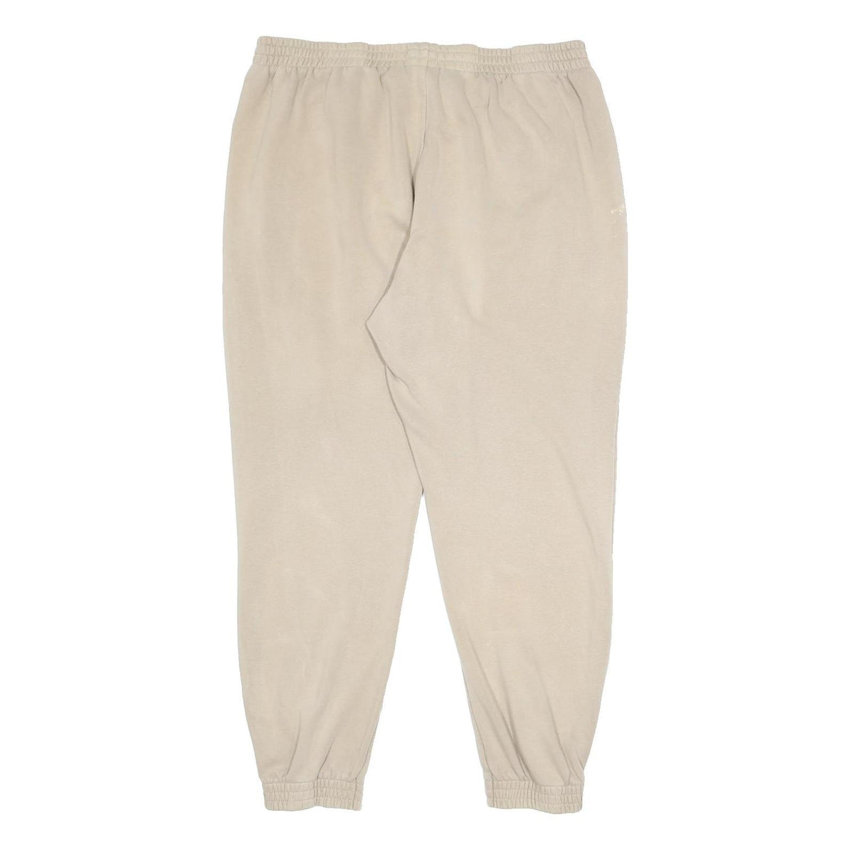 ADIDAS Mens Joggers Beige 2XL W32 L29 Slim Fit Elasticated Cuffs Casual