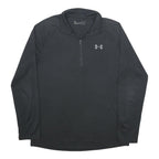 UNDER ARMOUR Mens Black Half Zip M Performance Athletic Sweatshirt