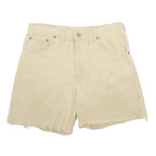 CARHARTT Mens Shorts Beige Casual Cut-Off M W32 Distressed Workwear
