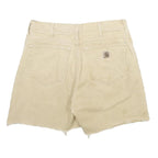 CARHARTT Mens Shorts Beige Casual Cut-Off M W32 Distressed Workwear