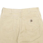 CARHARTT Mens Shorts Beige Casual Cut-Off M W32 Distressed Workwear