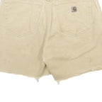 CARHARTT Mens Shorts Beige Casual Cut-Off M W32 Distressed Workwear