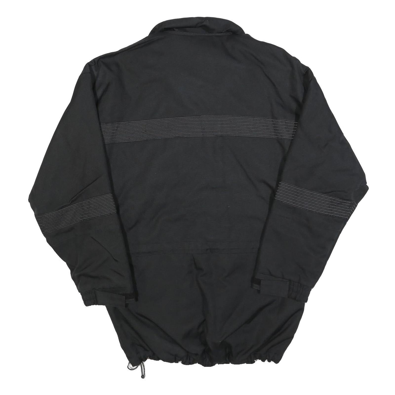 HELLY HANSEN Mens Black Jacket M Polyester Blend Zip Outdoor Workwear