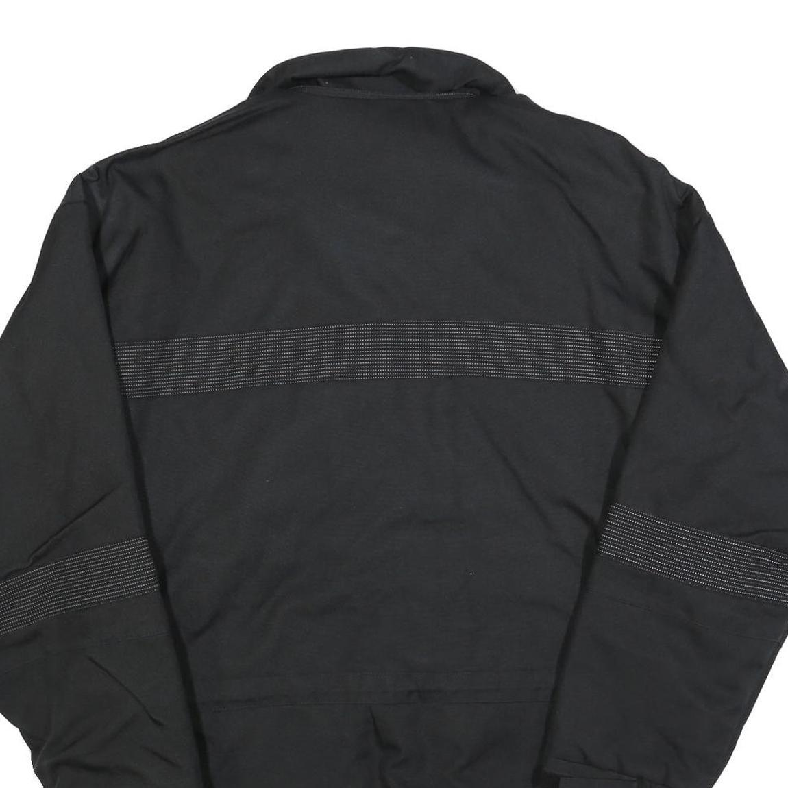 HELLY HANSEN Mens Black Jacket M Polyester Blend Zip Outdoor Workwear