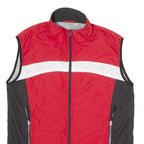 ODLO Mens Track Gilet Red Colourblock L