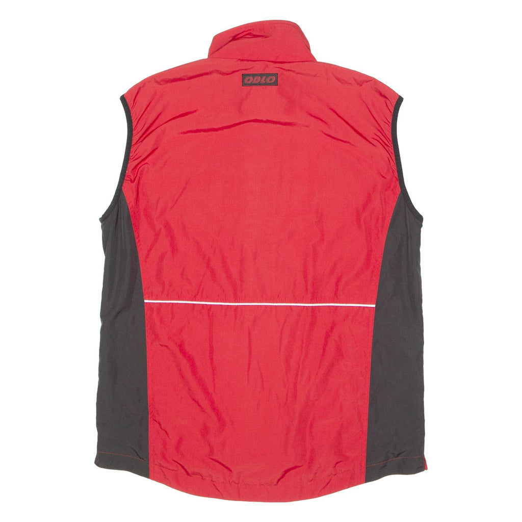ODLO Mens Track Gilet Red Colourblock L