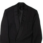 PIERRE CARDIN Mens Blazer Jacket Black Wool L