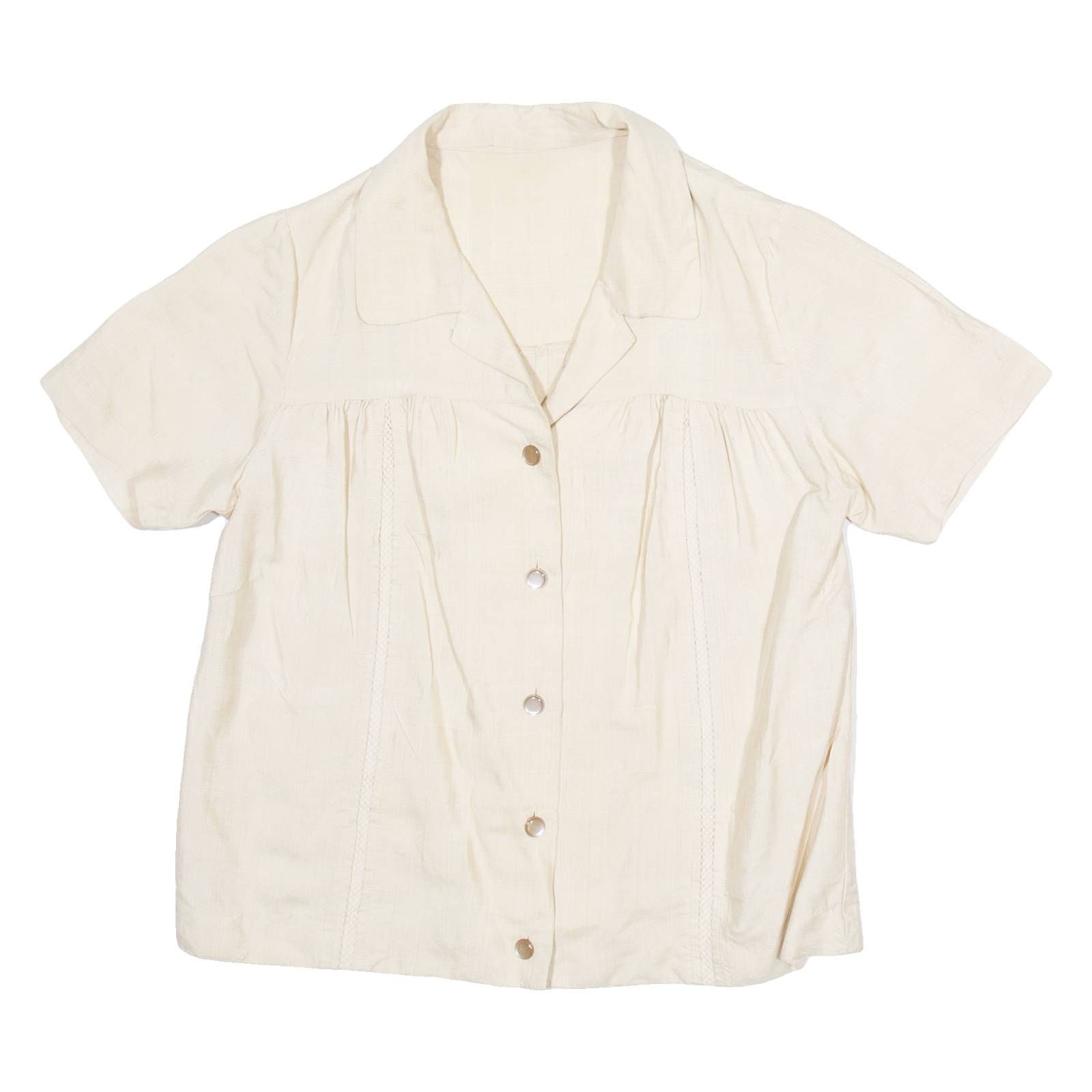 Womens Plain Shirt Brown S