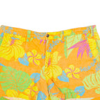 POLO RALPH LAUREN Womens Casual Shorts Orange Floral L W36