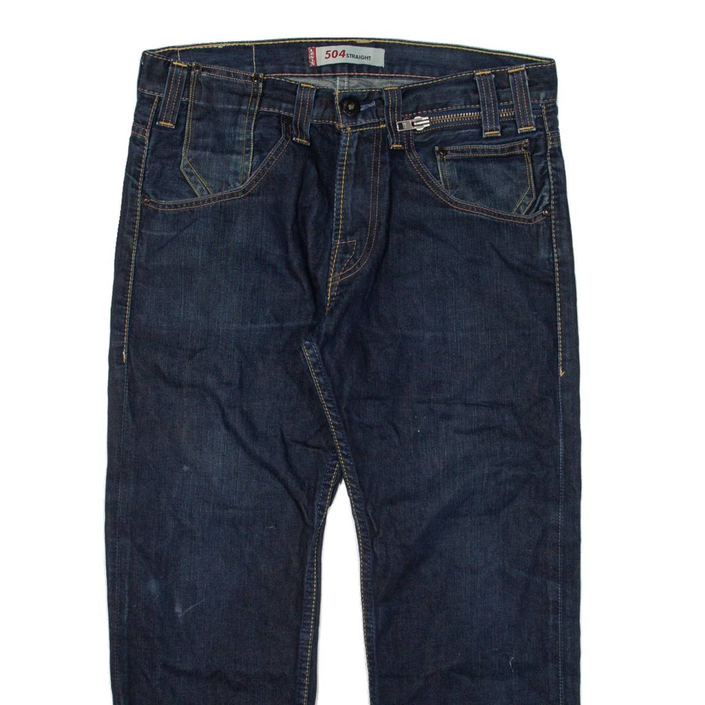 LEVI'S 504 Mens Jeans Blue Regular Straight W32 L24