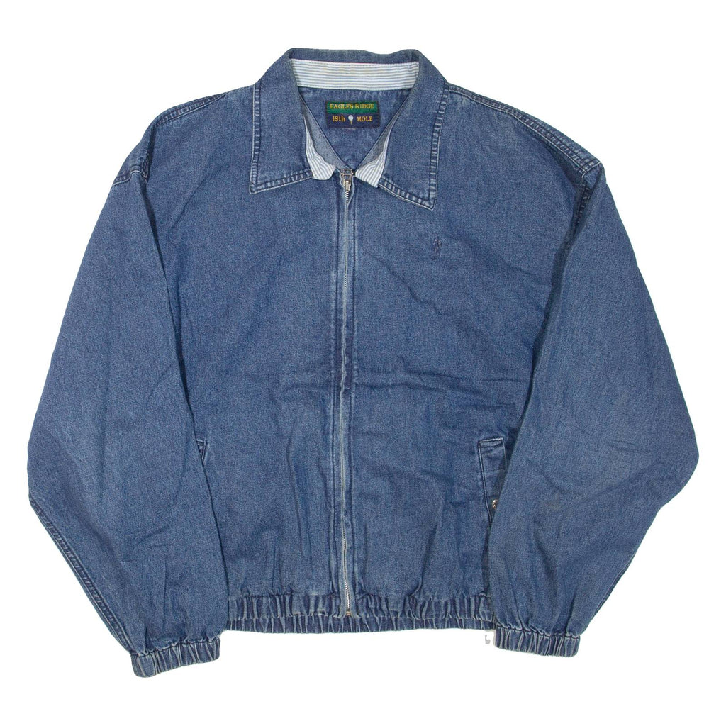 EAGLES RIDGE Mens Denim Jacket Blue XL
