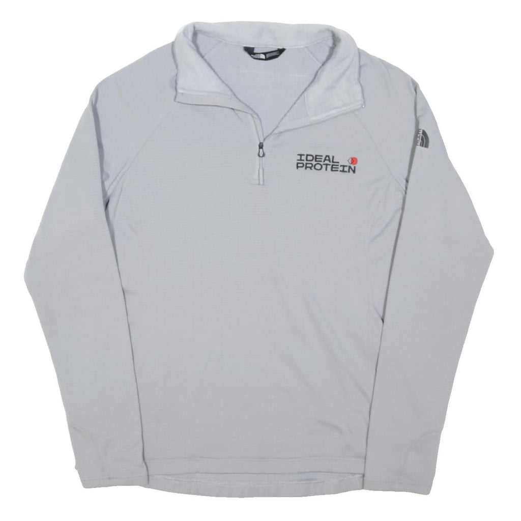 THE NORTH FACE Womens White Lightweight Jacket L Polyester Blend Zip Ideal