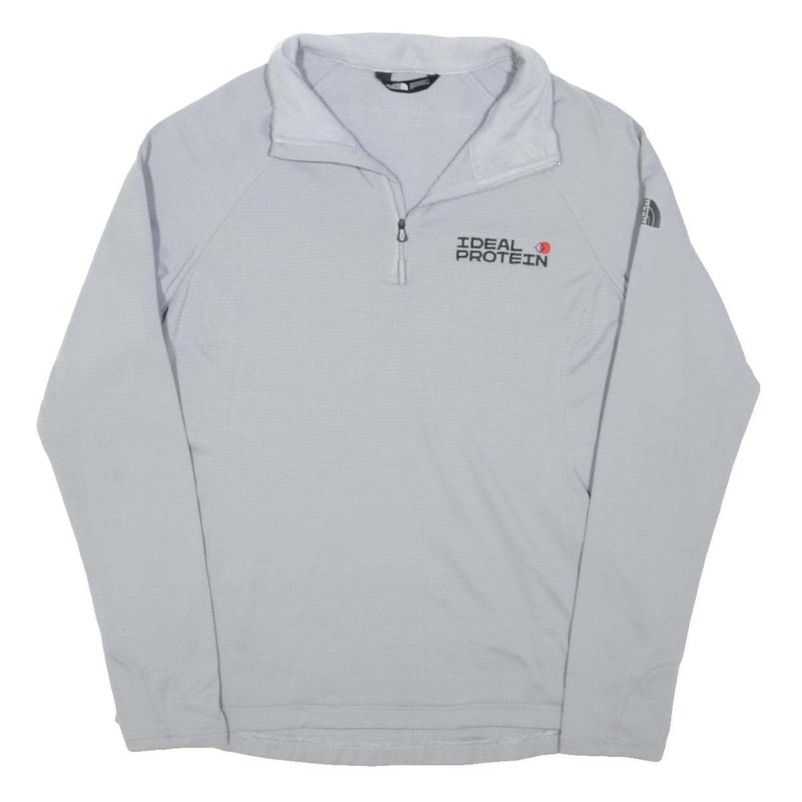 THE NORTH FACE Womens White Lightweight Jacket L Polyester Blend Zip Ideal