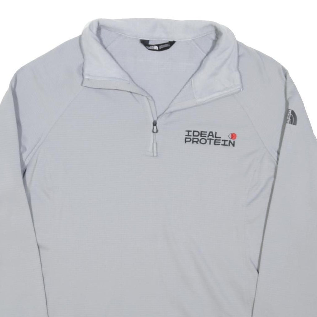 THE NORTH FACE Womens White Lightweight Jacket L Polyester Blend Zip Ideal