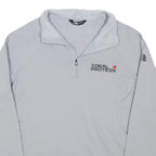 THE NORTH FACE Womens White Lightweight Jacket L Polyester Blend Zip Ideal