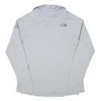 THE NORTH FACE Womens White Lightweight Jacket L Polyester Blend Zip Ideal