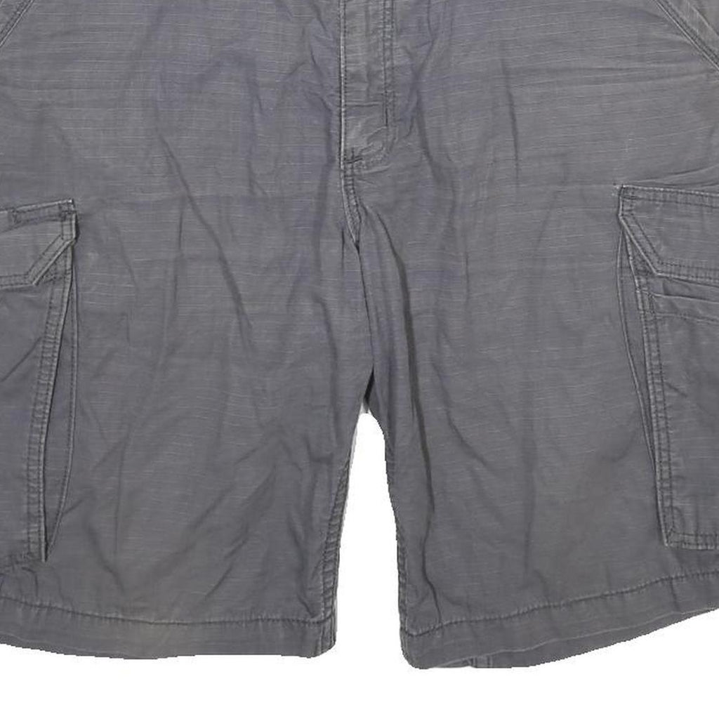 CARHARTT Mens Shorts Grey Cargo L W36 Relaxed Fit Durable Workwear