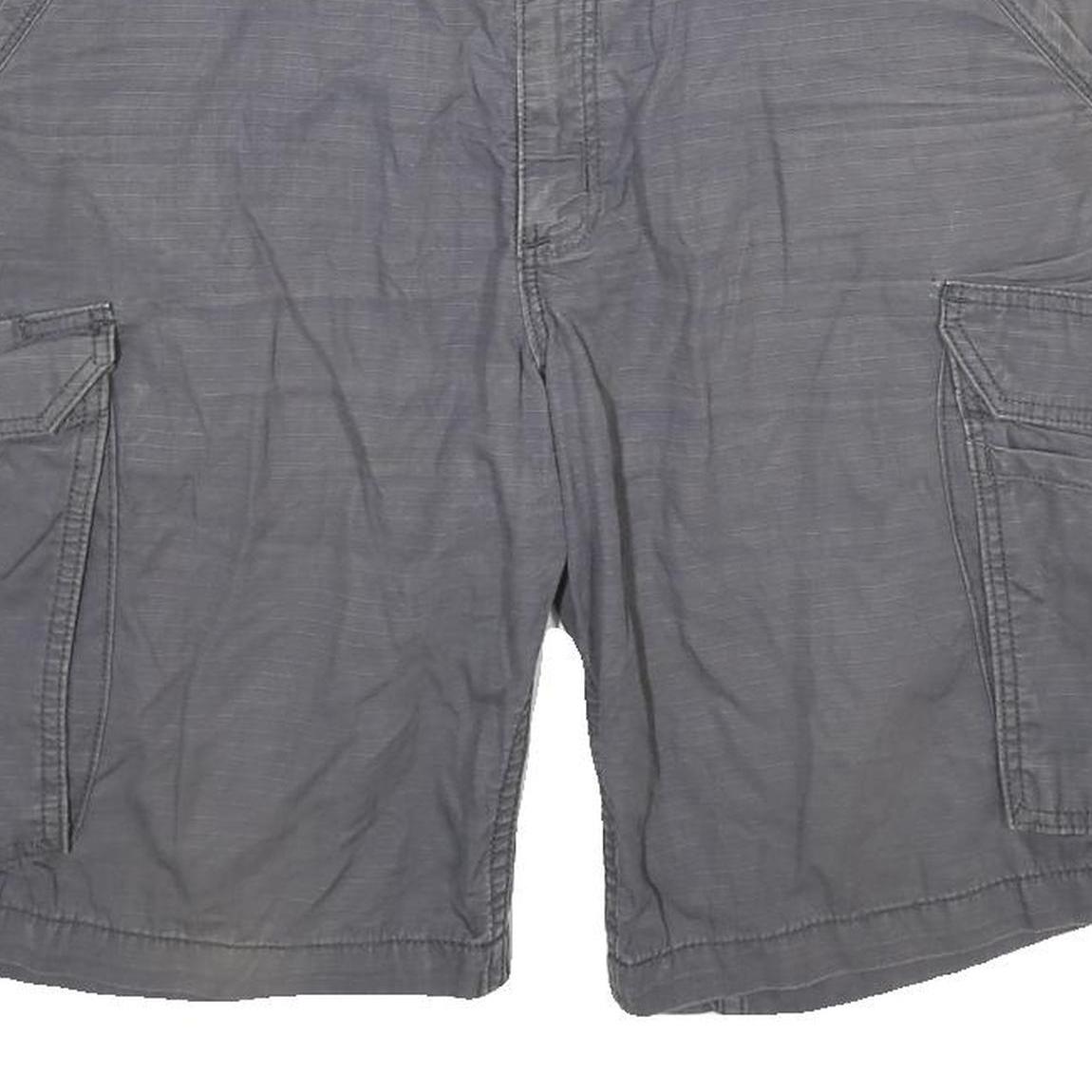 CARHARTT Mens Shorts Grey Cargo L W36 Relaxed Fit Durable Workwear