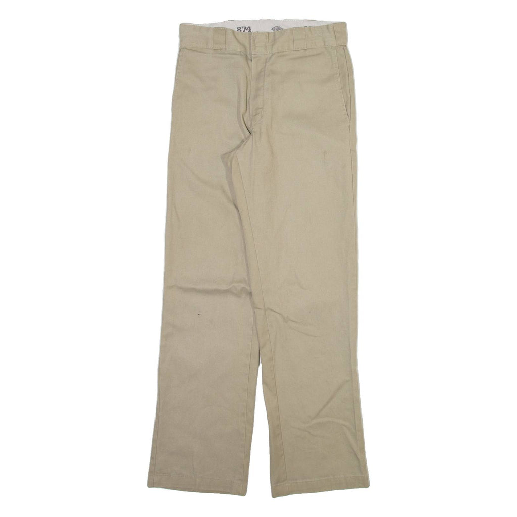 DICKIES 874 Workwear Mens Trousers Beige Regular Straight W30 L32
