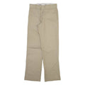 DICKIES 874 Workwear Mens Trousers Beige Regular Straight W30 L32