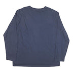NAUTICA Mens Blue Long Sleeve Crew Neck T-Shirt XL Cotton Blend Classic