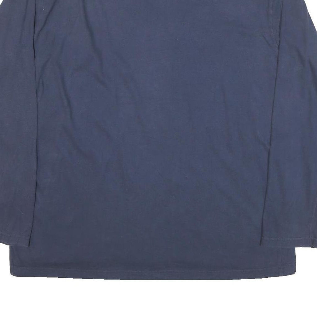 NAUTICA Mens Blue Long Sleeve Crew Neck T-Shirt XL Cotton Blend Classic