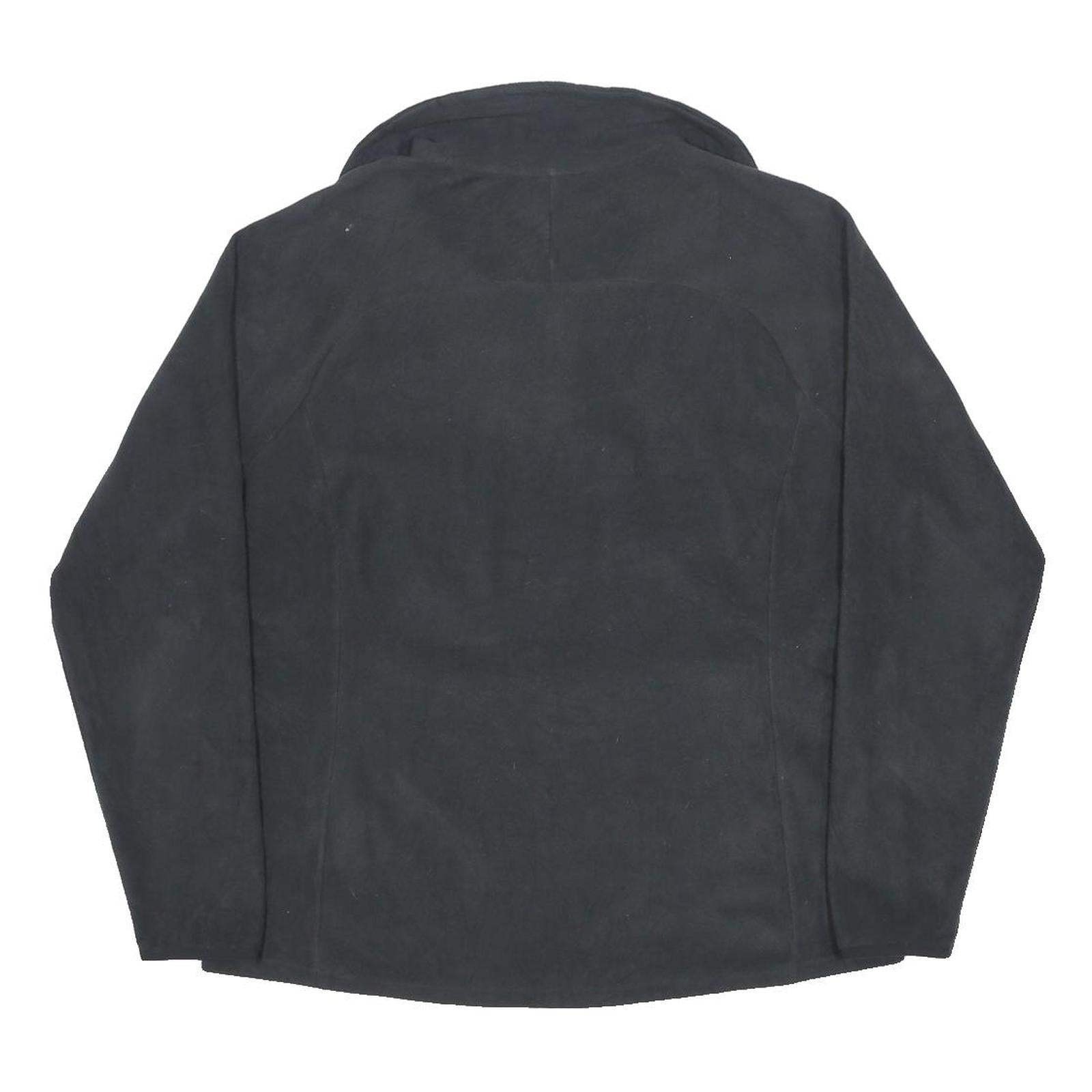 THE NORTH FACE Womens Black Plain Jumper 1/4 Zip Knit XL Fleece Outdoor Layer