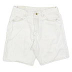WRANGLER Womens Shorts White Casual S W28 Stylish Cotton Blend