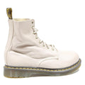 DR MARTENS 1460 Womens Lace-Up Boots White Leather UK 9 Durable Classic Style