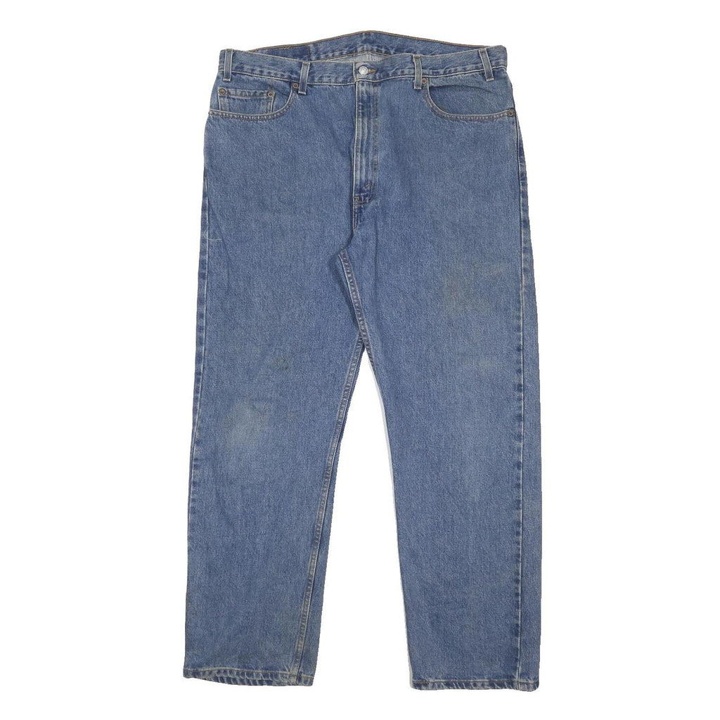 LEVI'S 505 Mens Jeans Blue Regular Straight Denim Medium W40 L30 Classic Fit