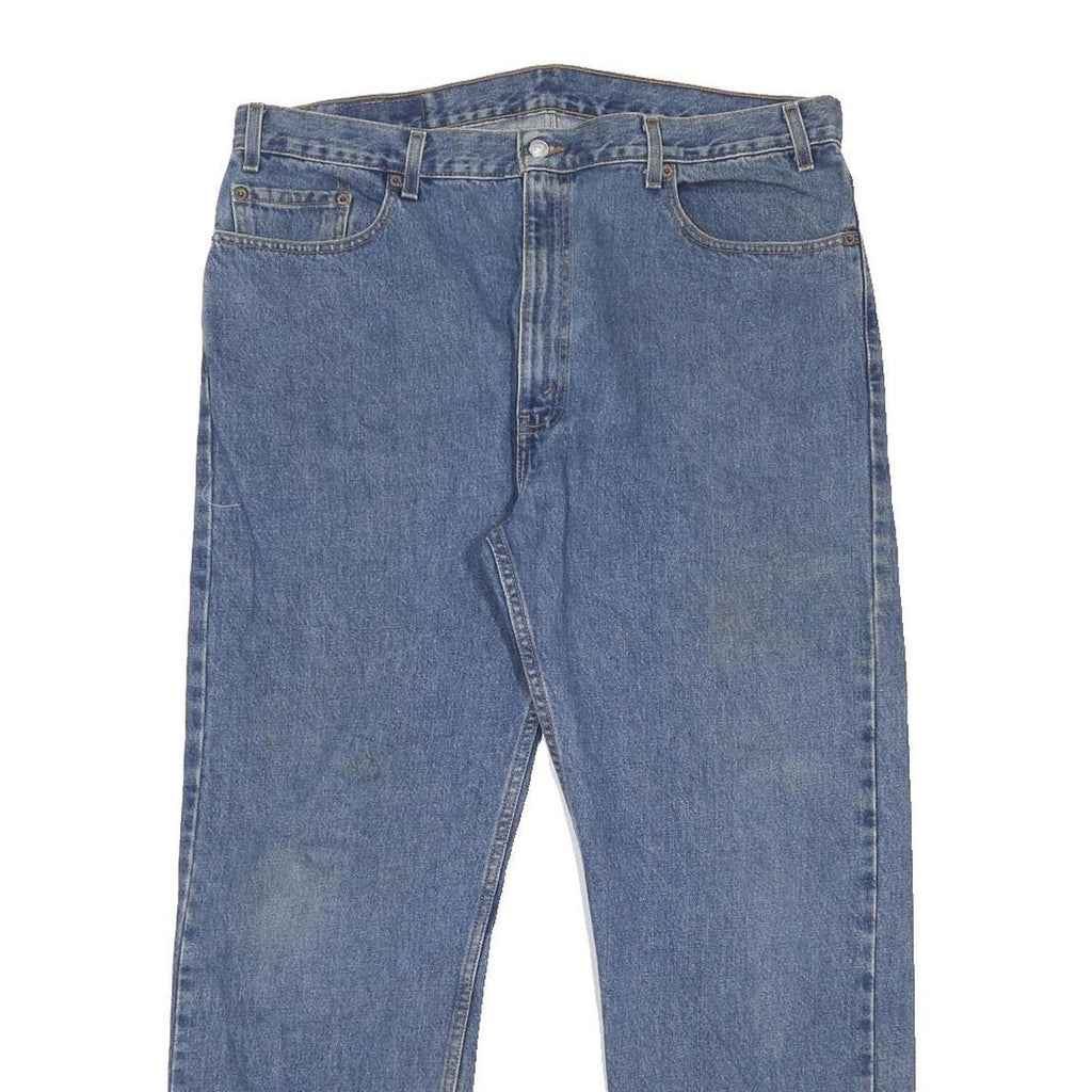 LEVI'S 505 Mens Jeans Blue Regular Straight Denim Medium W40 L30 Classic Fit