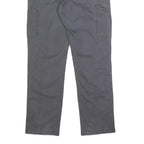 CARHARTT Mens Cotton Blend Grey Relaxed Straight Trousers W33 L34 Workwear