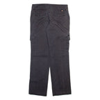 DICKIES Cargo Womens Trousers Grey Regular Straight W30 L30