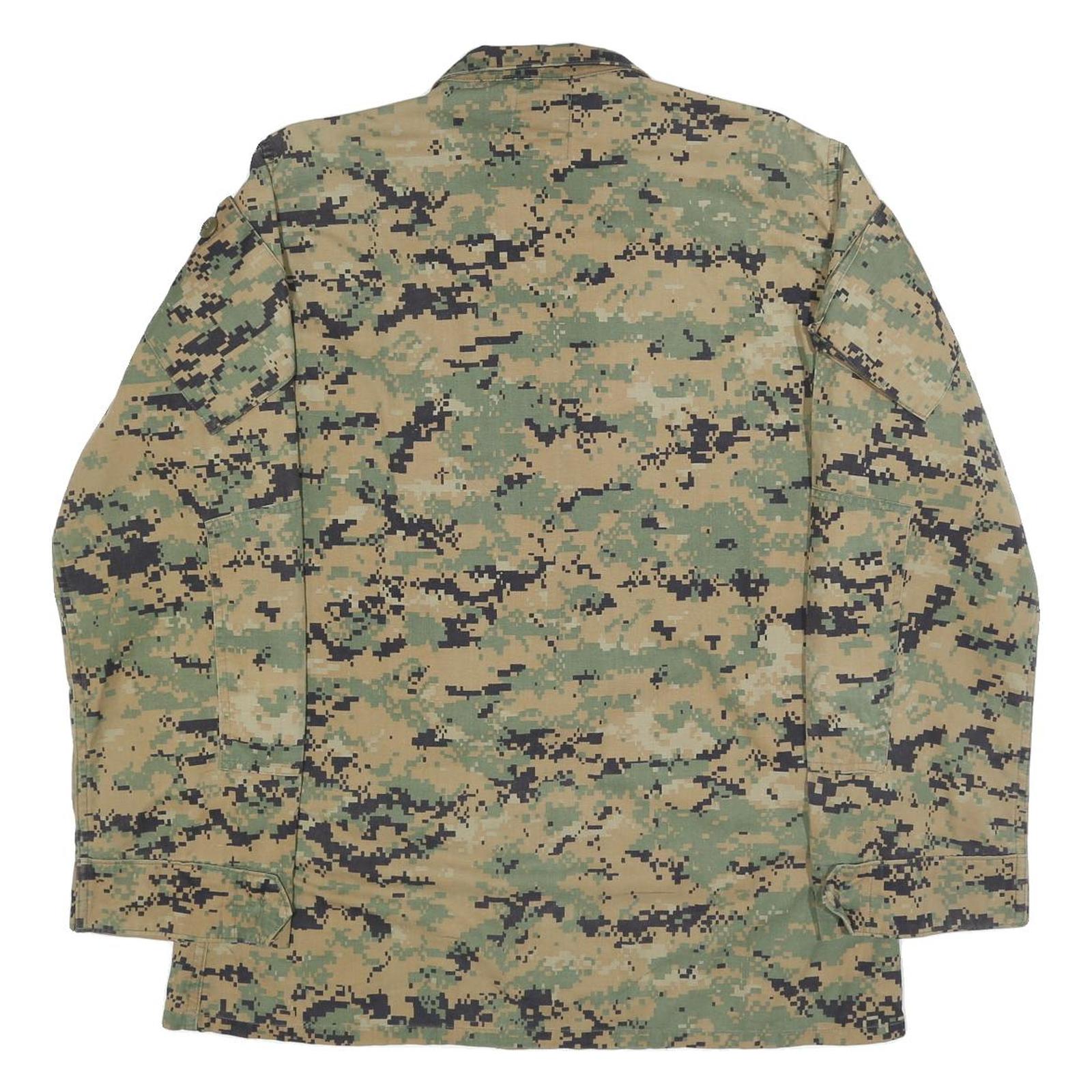 PROPPER INTERNATIONAL Mens Green Camouflage Military Jacket M Cotton Blend