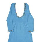 TEMPERLEY LONDON Womens Blue Day Jersey Plain Long Sleeve Knee Length UK 12