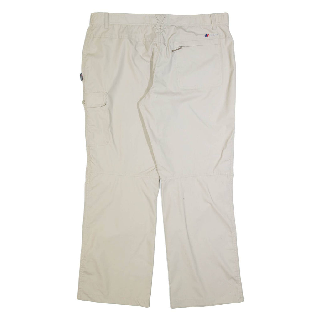 BERGHAUS Outdoor Womens Trousers Beige Relaxed Bootcut W38 L31