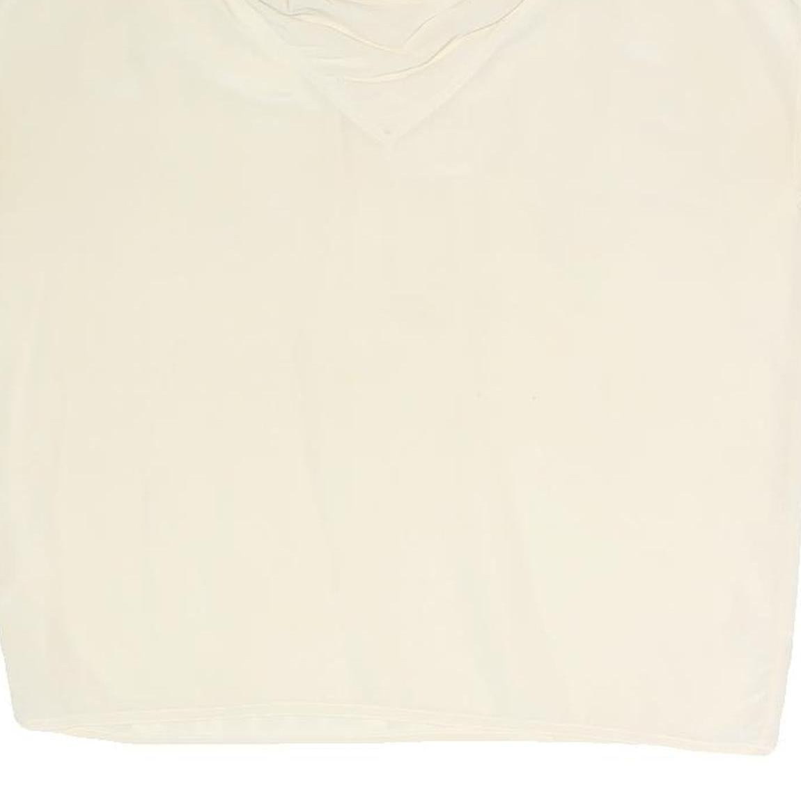 MAX MARA Womens Cream Blouse Sleeveless Cowl Neck Plain M Lightweight