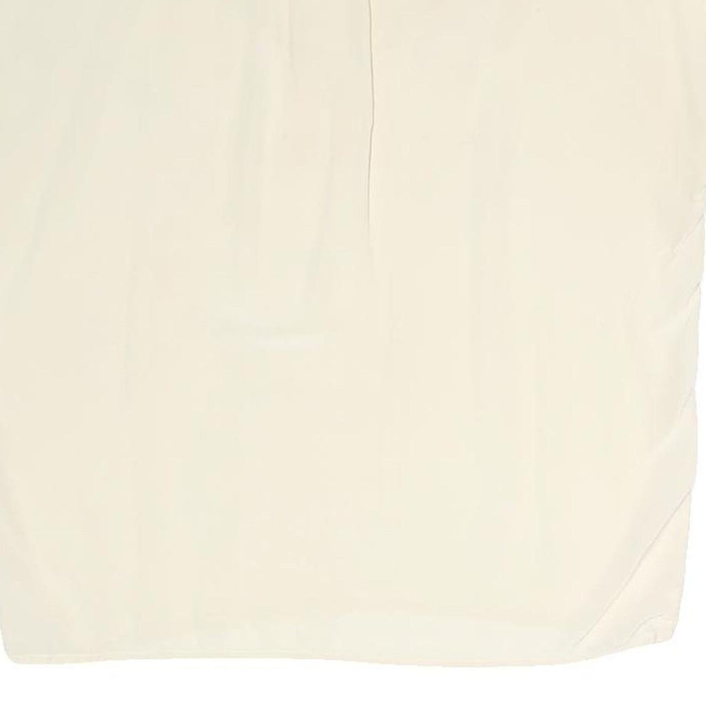 MAX MARA Womens Cream Blouse Sleeveless Cowl Neck Plain M Lightweight