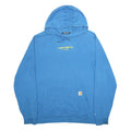 CARHARTT Mens Blue Pullover Hoodie XL Cotton Blend Casual Sweatshirt