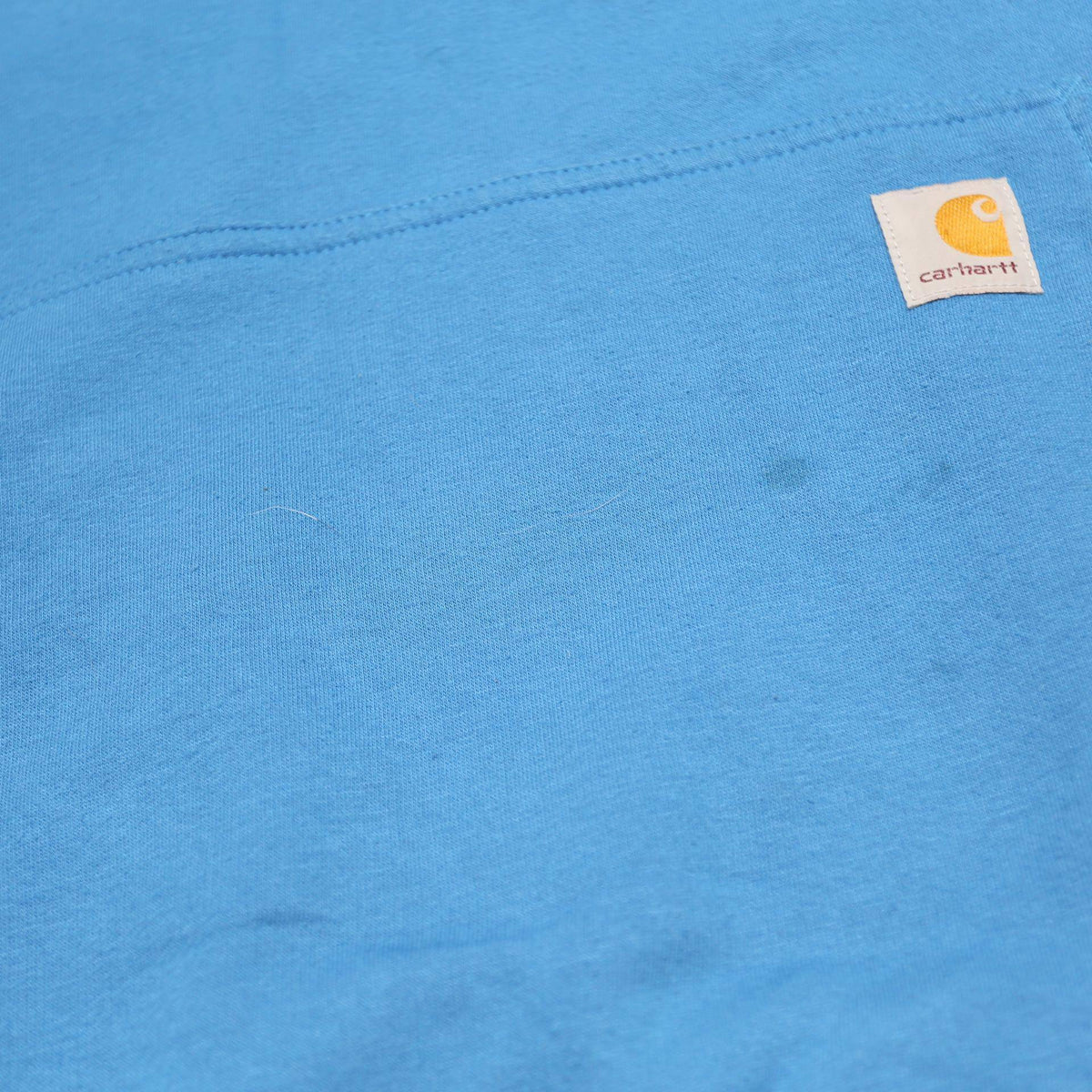 CARHARTT Mens Blue Pullover Hoodie XL Cotton Blend Casual Sweatshirt