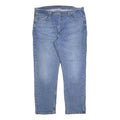 LEVI'S 514 Classic Mens Jeans Blue Classic Straight Denim Medium W38 L30 Zip